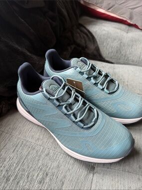 Teal Athletic Sneakers Golf